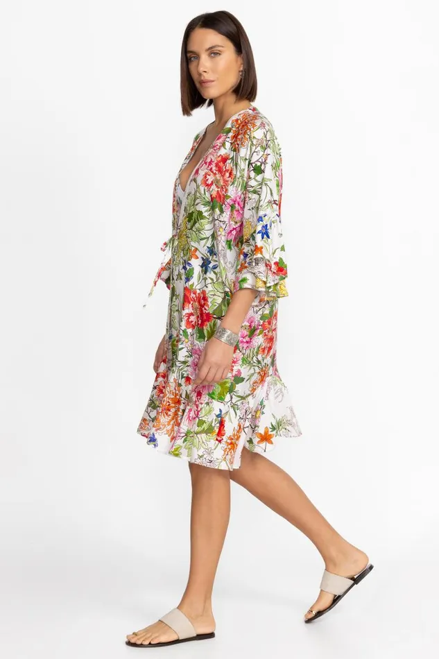 Women Swim and Resort Johnny Was METALLI GIORNO RUFFLE KIMONO Metalli Giorno Women Swim and Resort Johnny Was METALLI GIORNO RUFFLE KIMONO Metalli Giorno