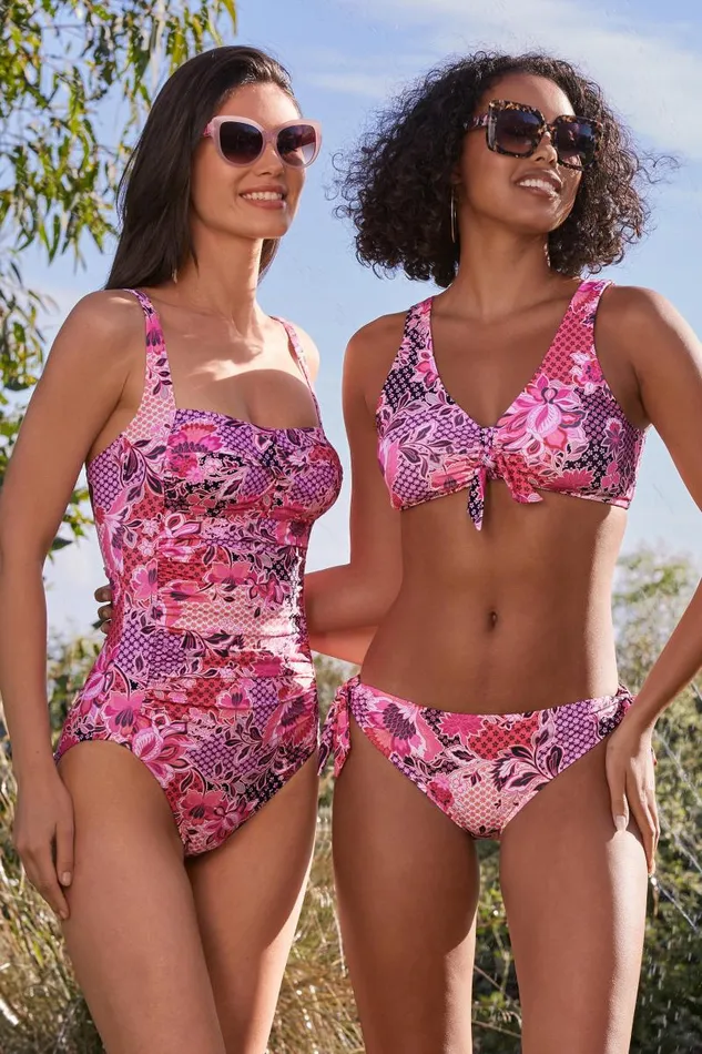 Women Swim and Resort Johnny Was VALENNIS SIDE TIE HIPSTER BOTTOM Valennis Women Swim and Resort Johnny Was VALENNIS SIDE TIE HIPSTER BOTTOM Valennis