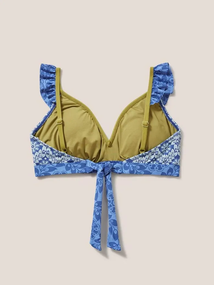 Women SWIMWEAR White Stuff Beth Bikini Top Blue Multi Women SWIMWEAR White Stuff Beth Bikini Top Blue Multi
