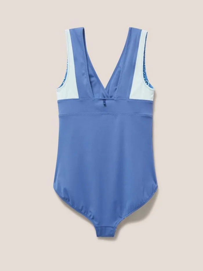 Women SWIMWEAR White Stuff Sofia Reversible Swimsuit Blue Multi Women SWIMWEAR White Stuff Sofia Reversible Swimsuit Blue Multi