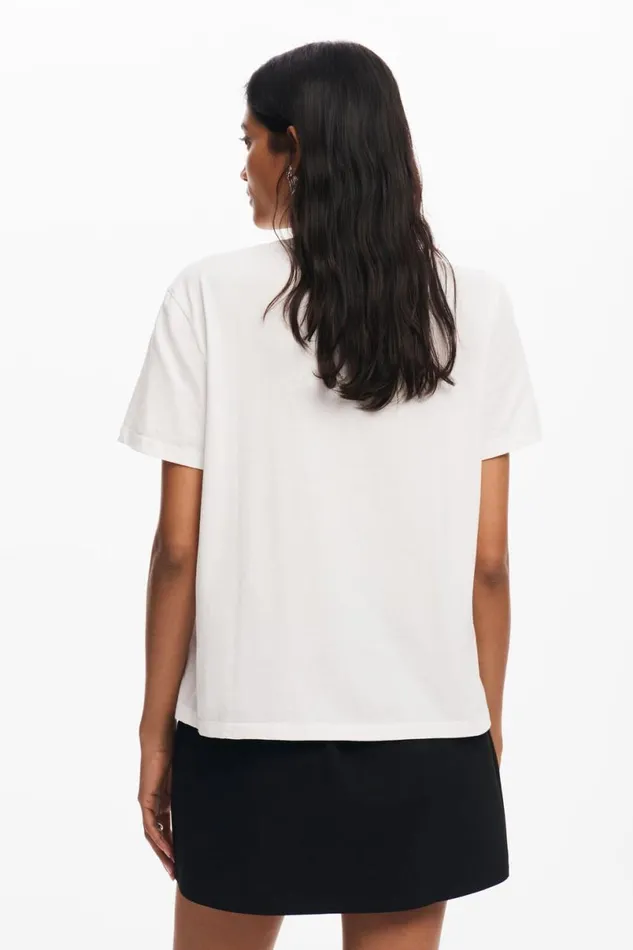 Women Tshirts Desigual Plain Vase Tshirt