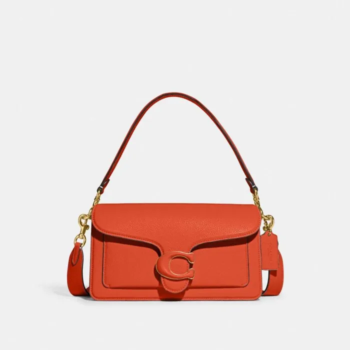 Women Tabby Shoulder Bag 26 Brasssun Orange Coach Shoulder Bags and Hobos