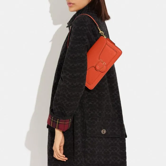 Women Tabby Shoulder Bag 26 Brasssun Orange Coach Shoulder Bags and Hobos