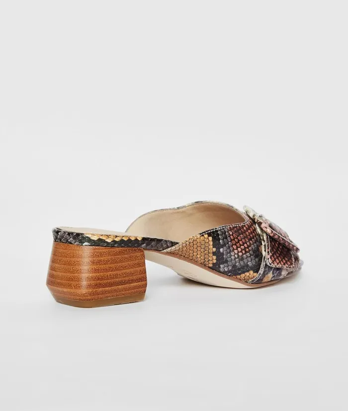 Women Tala Slip On 8211 Snake Print Pelle Moda Low Heels Women Tala Slip On 8211 Snake Print Pelle Moda Low Heels
