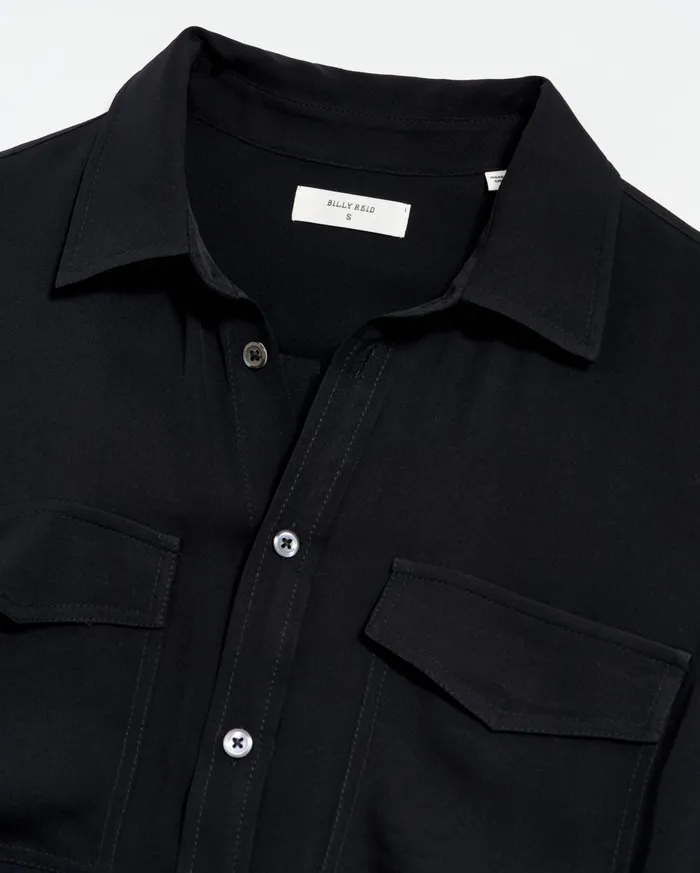 Women The Utility Shirt Black Billy Reid Tops