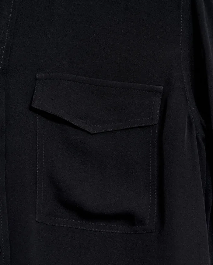 Women The Utility Shirt Black Billy Reid Tops