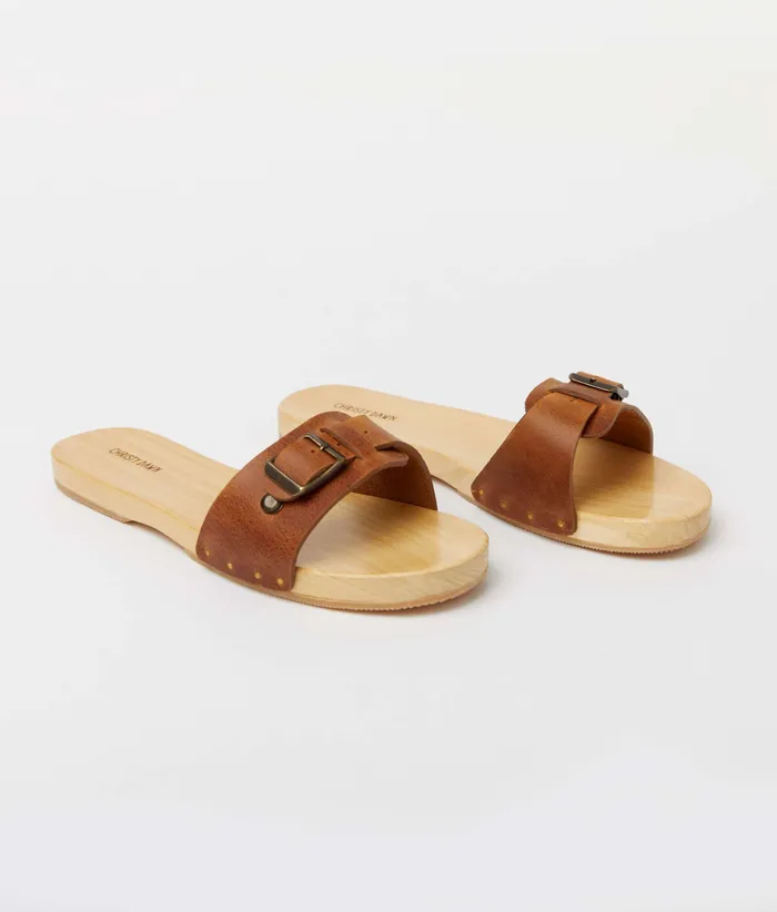 Women The Ventura Clog Cognac Leather Footwear Christy Dawn Women The Ventura Clog Cognac Leather Footwear Christy Dawn