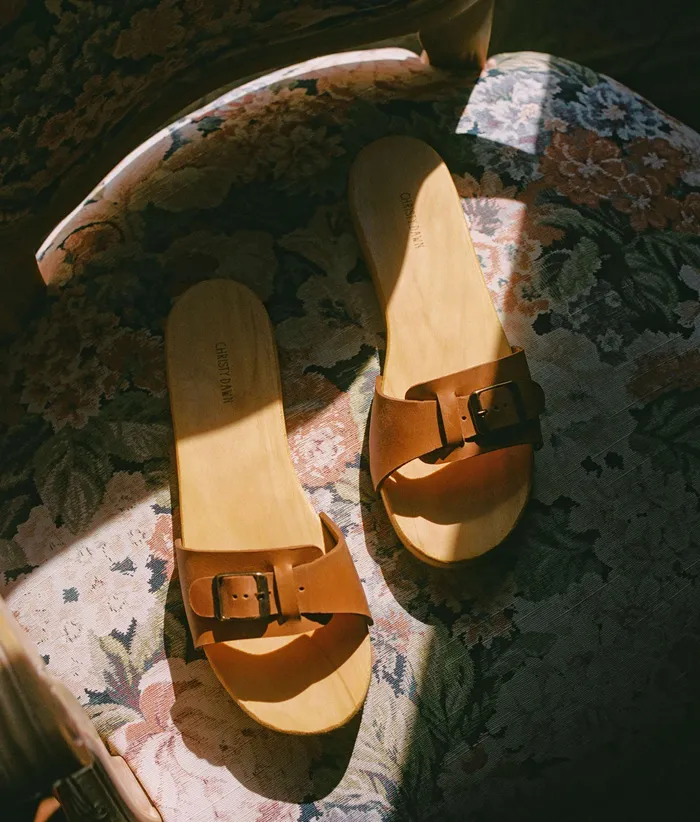 Women The Ventura Clog Cognac Leather Footwear Christy Dawn Women The Ventura Clog Cognac Leather Footwear Christy Dawn