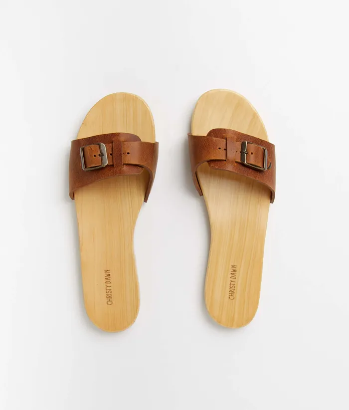 Women The Ventura Clog Cognac Leather Footwear Christy Dawn Women The Ventura Clog Cognac Leather Footwear Christy Dawn