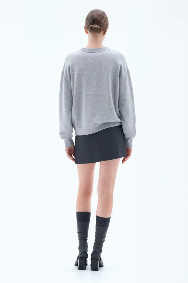 Women Tops and TShirts filippak Sweatshirt Light Grey Melange Women Tops and TShirts filippak Sweatshirt Light Grey Melange
