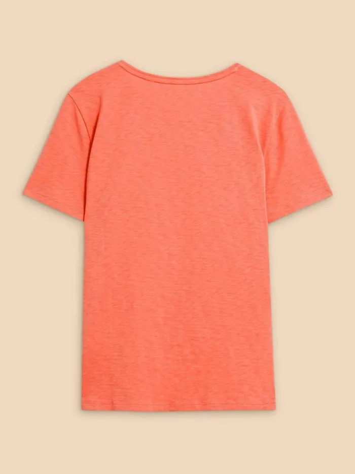 Women TOPS and TEES White Stuff ABBIE TEE Bright Orange Women TOPS and TEES White Stuff ABBIE TEE Bright Orange