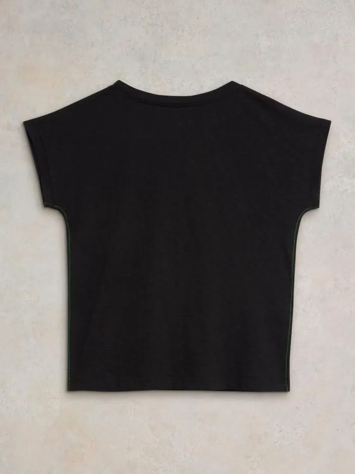 Women TOPS and TEES White Stuff NELLY COTTON NOTCH NECK TEE Pure Black Women TOPS and TEES White Stuff NELLY COTTON NOTCH NECK TEE Pure Black