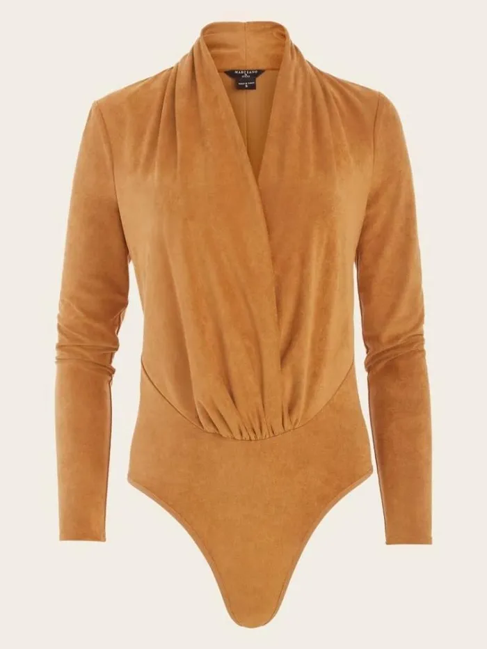 Women Tops And Sweaters Marciano Hudson Bodysuit Blonde Ambition Multi Women Tops And Sweaters Marciano Hudson Bodysuit Blonde Ambition Multi