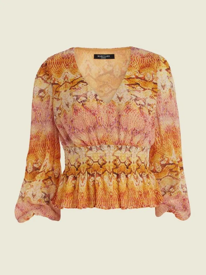 Women Tops And Sweaters Marciano Sonora Top Sonora Skin Women Tops And Sweaters Marciano Sonora Top Sonora Skin