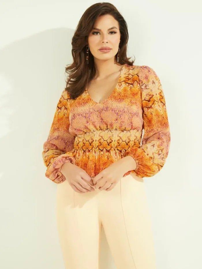 Women Tops And Sweaters Marciano Sonora Top Sonora Skin Women Tops And Sweaters Marciano Sonora Top Sonora Skin