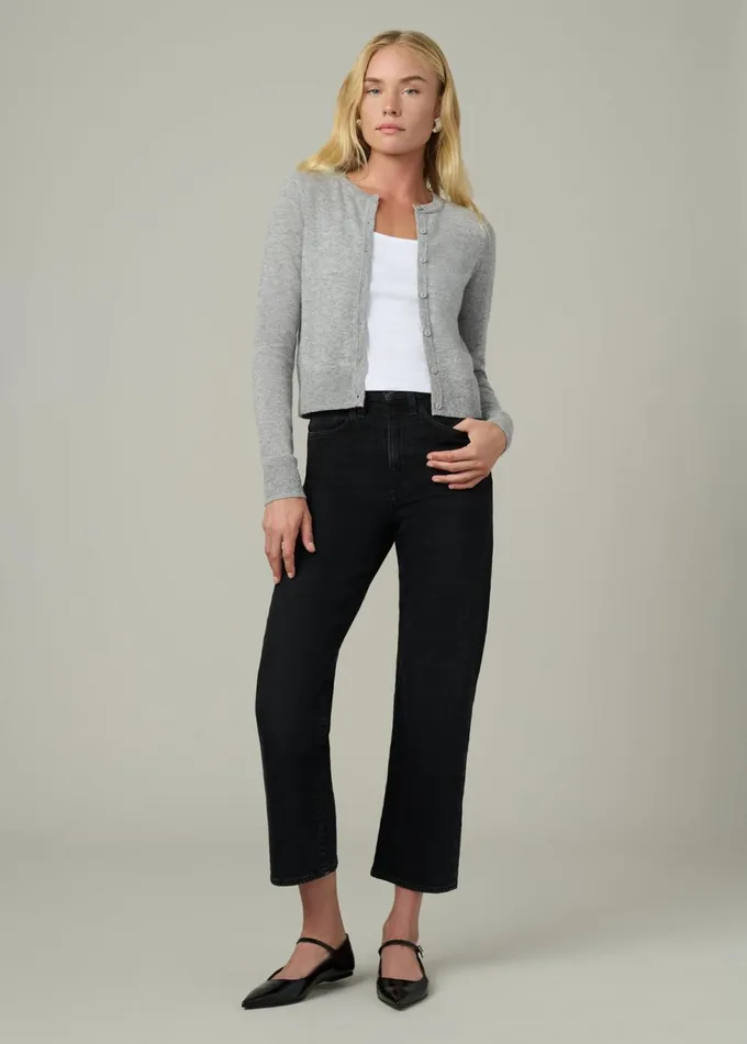 Women Tops Joe039s Jeans THE DANI CASHMERE CARDIGAN Heather Grey