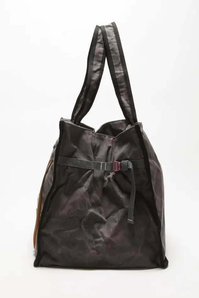 Women Tote Bag Greyblack Acne Studios Bags