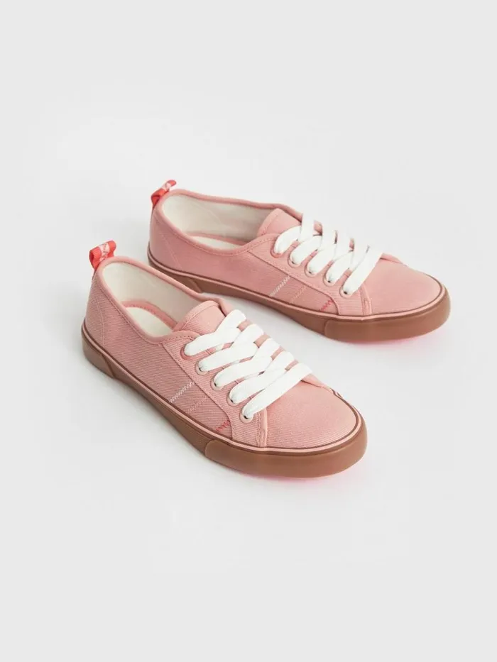 Women TRAINERS White Stuff Piper Plimsoll Light Pink