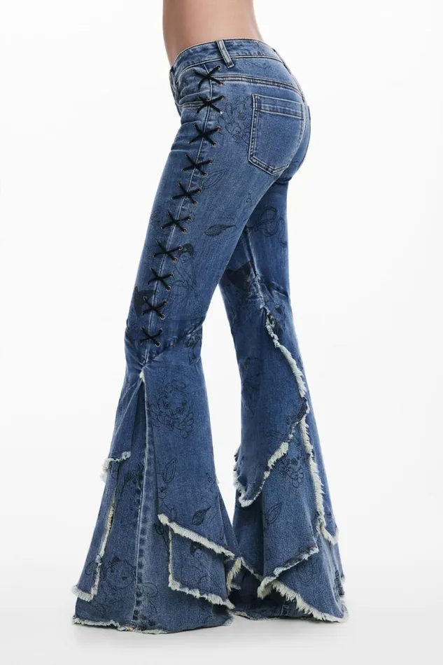 Women Trousers Desigual Mara Escot Jeans