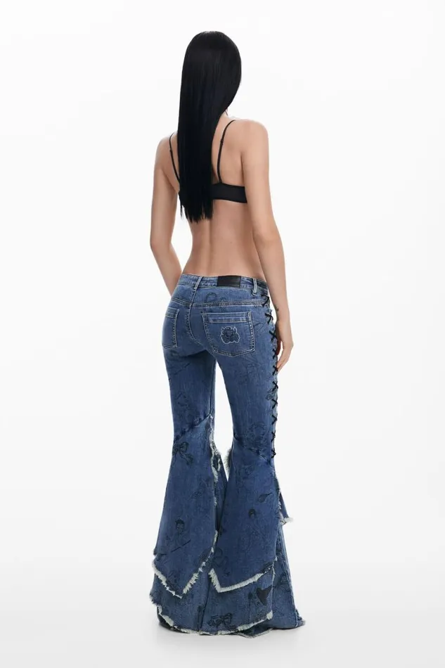 Women Trousers Desigual Mara Escot Jeans