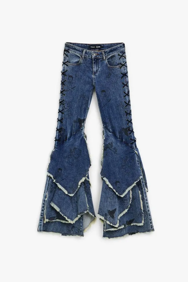 Women Trousers Desigual Mara Escot Jeans