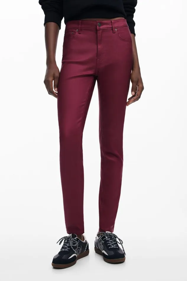 Women Trousers Desigual Slim Pants