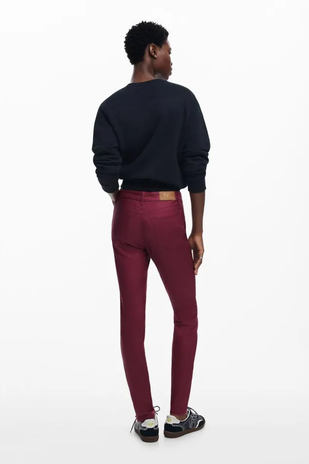 Women Trousers Desigual Slim Pants