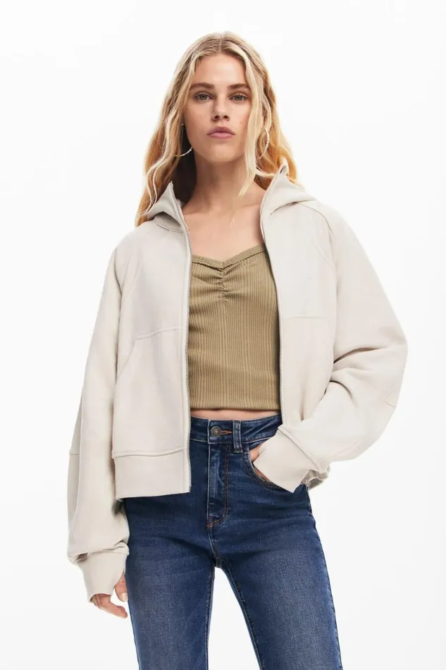 Women Trousers Desigual Straight Jeans With Plain Pockets