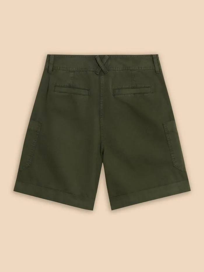 Women TROUSERS White Stuff Carlie Cargo Shorts Khaki Green Women TROUSERS White Stuff Carlie Cargo Shorts Khaki Green