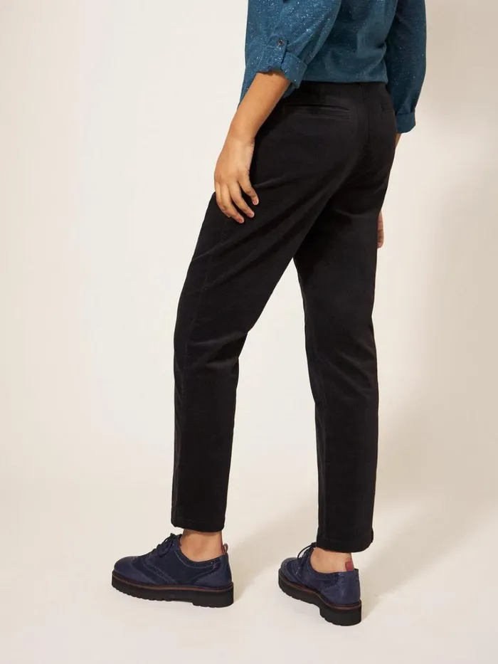 Women TROUSERS White Stuff Savannah Velvet Trouser Pure Black Women TROUSERS White Stuff Savannah Velvet Trouser Pure Black