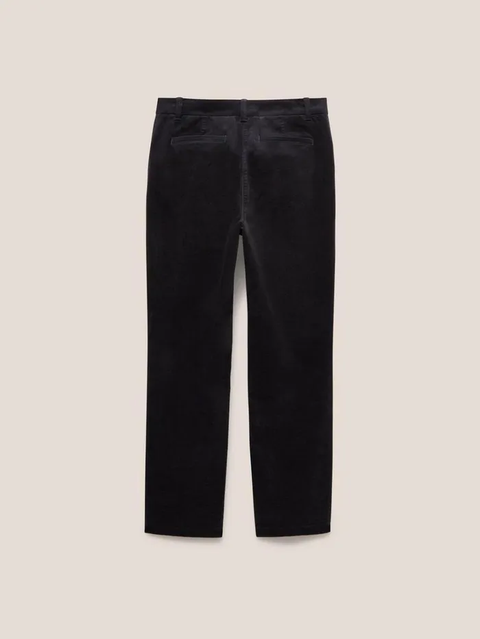 Women TROUSERS White Stuff Savannah Velvet Trouser Pure Black Women TROUSERS White Stuff Savannah Velvet Trouser Pure Black