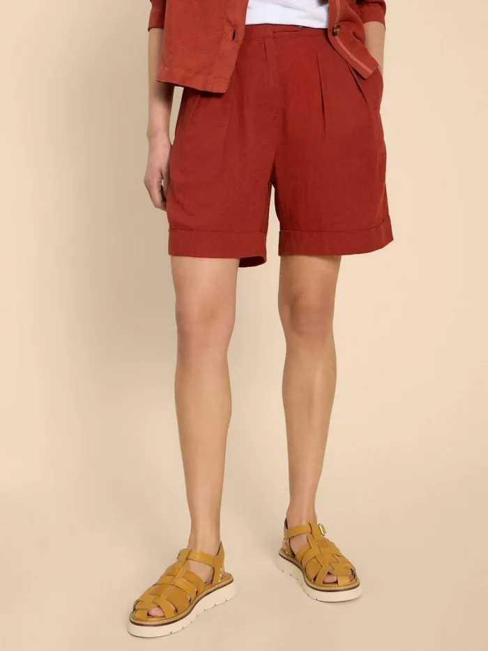 Women TROUSERS White Stuff Una Shorts Dk Red Women TROUSERS White Stuff Una Shorts Dk Red