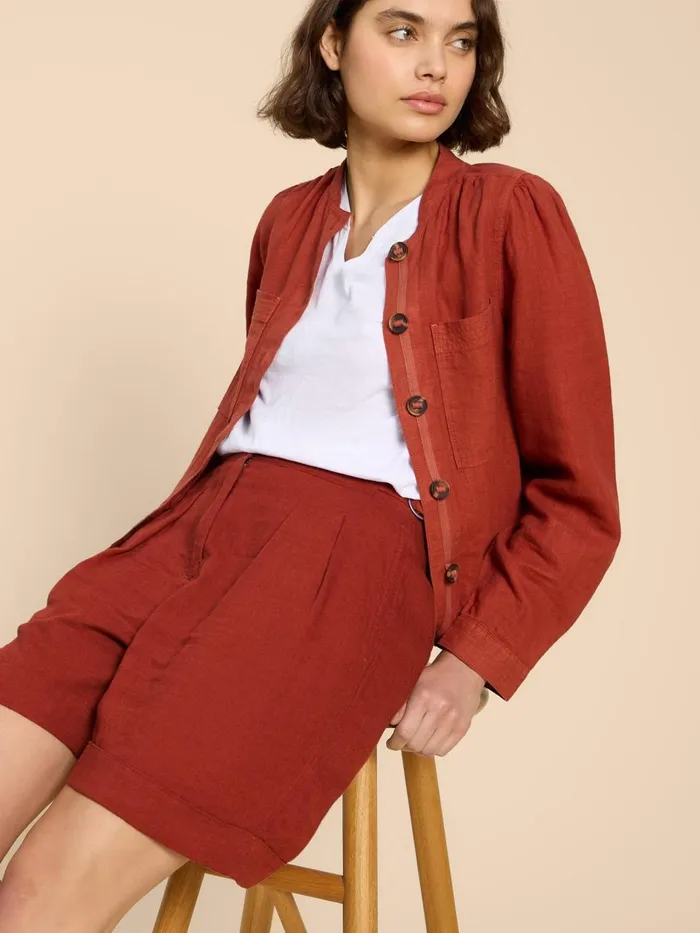 Women TROUSERS White Stuff Una Shorts Dk Red Women TROUSERS White Stuff Una Shorts Dk Red