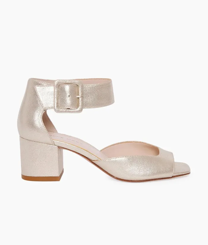 Women Uliss Low Heel 8211 Gold Pelle Moda Low Heels