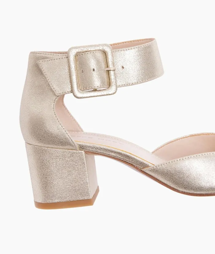 Women Uliss Low Heel 8211 Gold Pelle Moda Low Heels Women Uliss Low Heel 8211 Gold Pelle Moda Low Heels