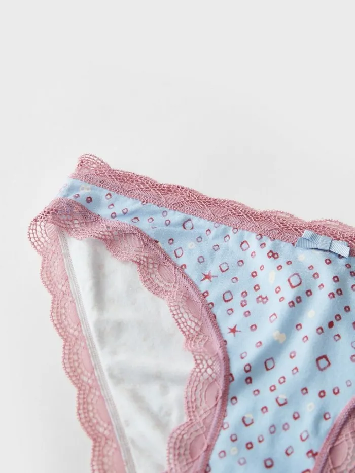 Women UNDERWEAR White Stuff Shells Geo Knicker Blue Multi