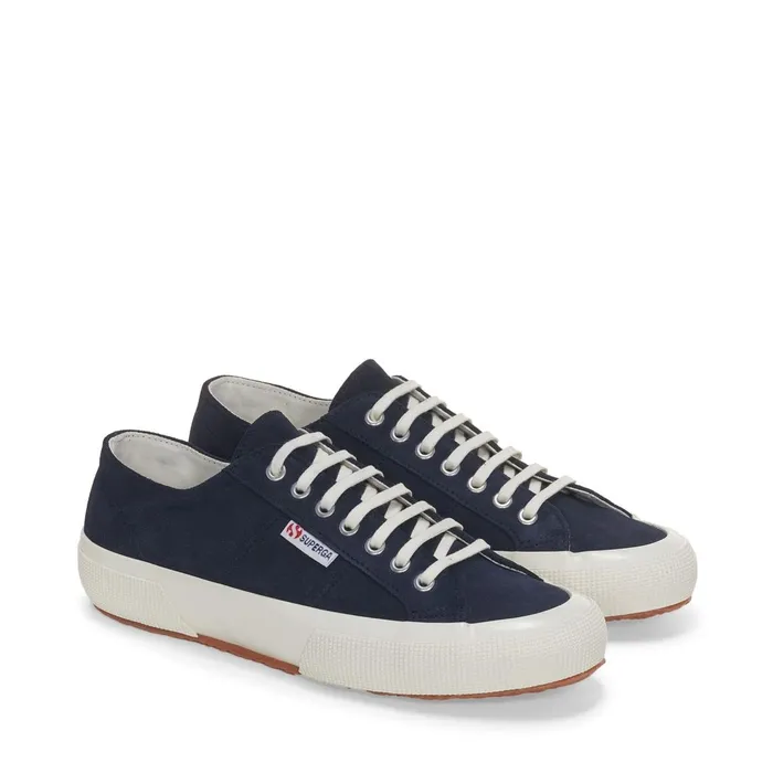 Women Unisex 2750 OG SUEDE Low Cut BLUE NAVYFAVORIO Superga Low Cut