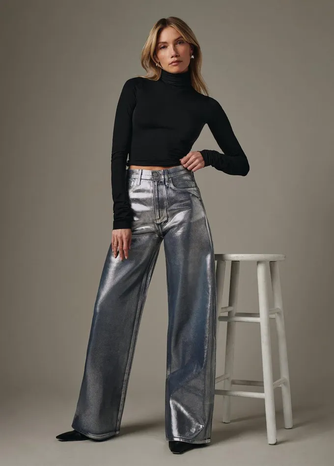 Women Wide Leg Joe039s Jeans THE MIA Party Indigo