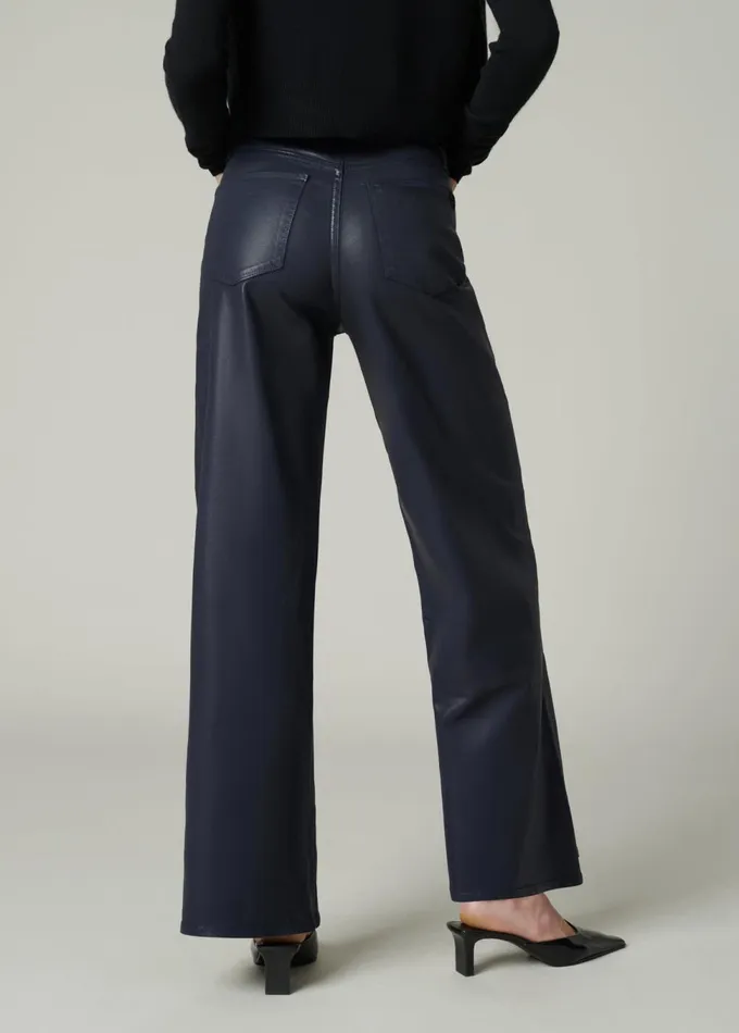 Women Wide Leg Joe039s Jeans THE MIA PETITE Navy