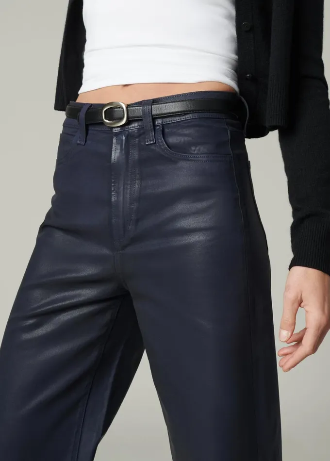 Women Wide Leg Joe039s Jeans THE MIA PETITE Navy