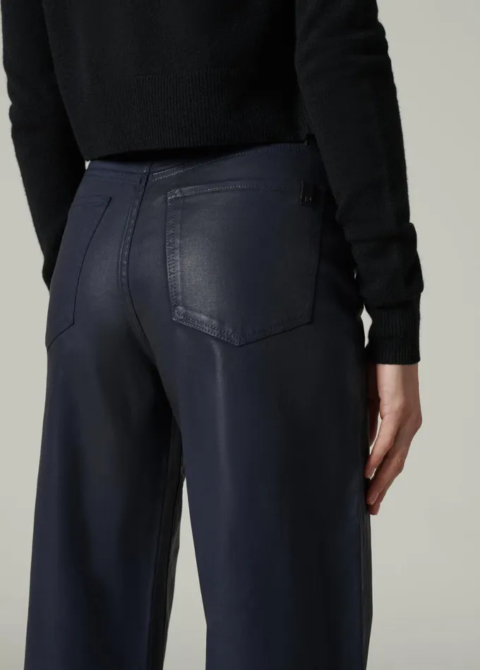 Women Wide Leg Joe039s Jeans THE MIA PETITE Navy