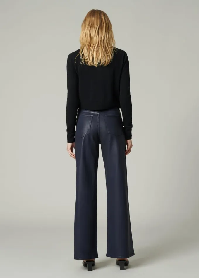 Women Wide Leg Joe039s Jeans THE MIA PETITE Navy