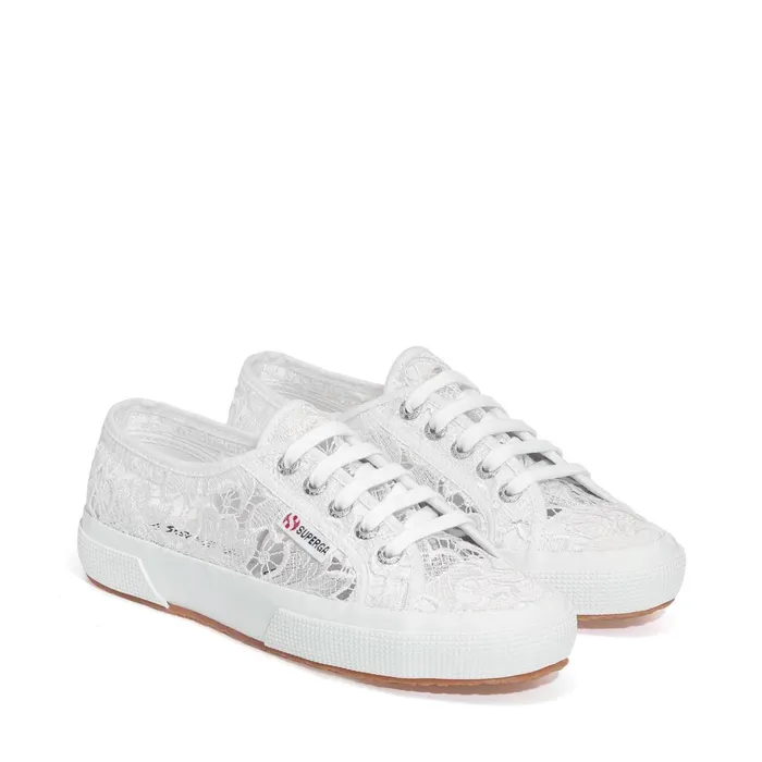 Women Woman 2750 MACRAME Sneaker WHITE Superga Low Cut