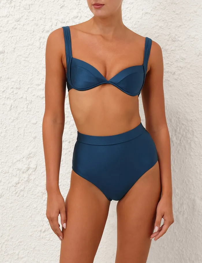 Women Zimmermann Bikinis Acacia Underwire Bikini Teal