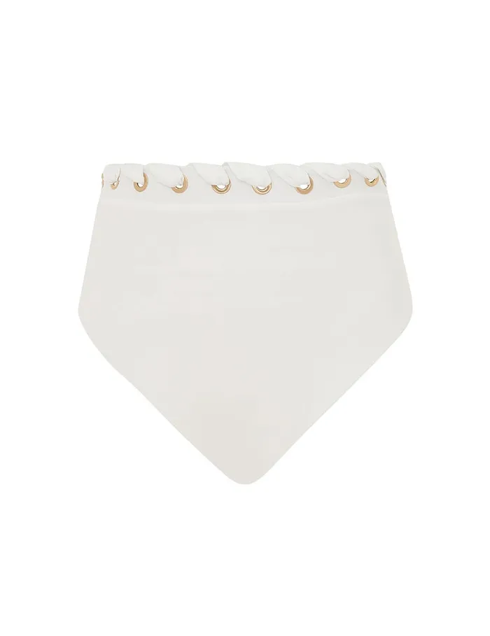 Women Zimmermann Bikinis Halliday Eyelet Pant Ivory