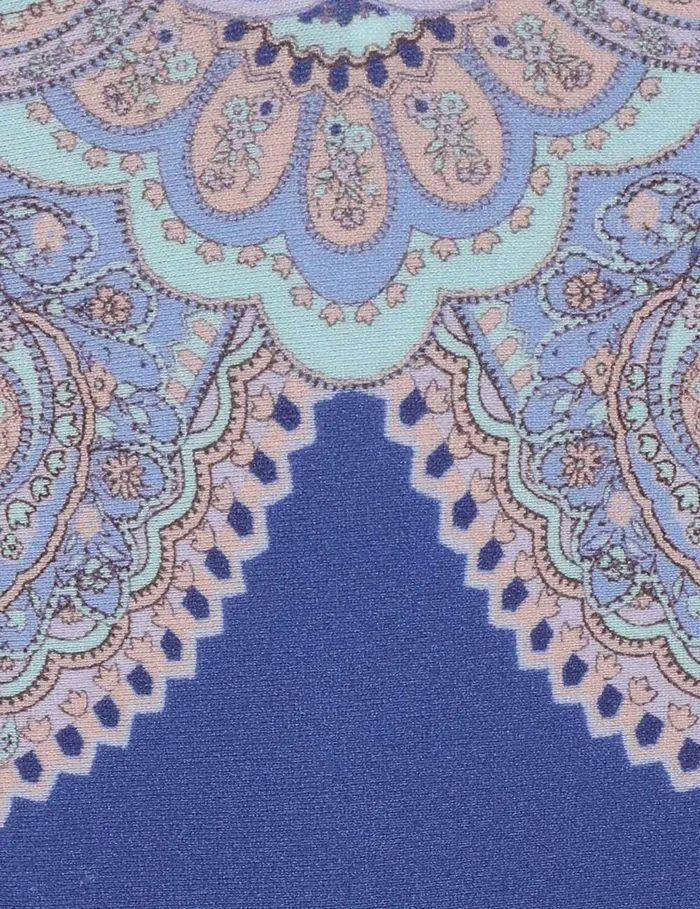 Women Zimmermann Bikinis Maxine Scarf Tie Bikini Cornflower Paisley