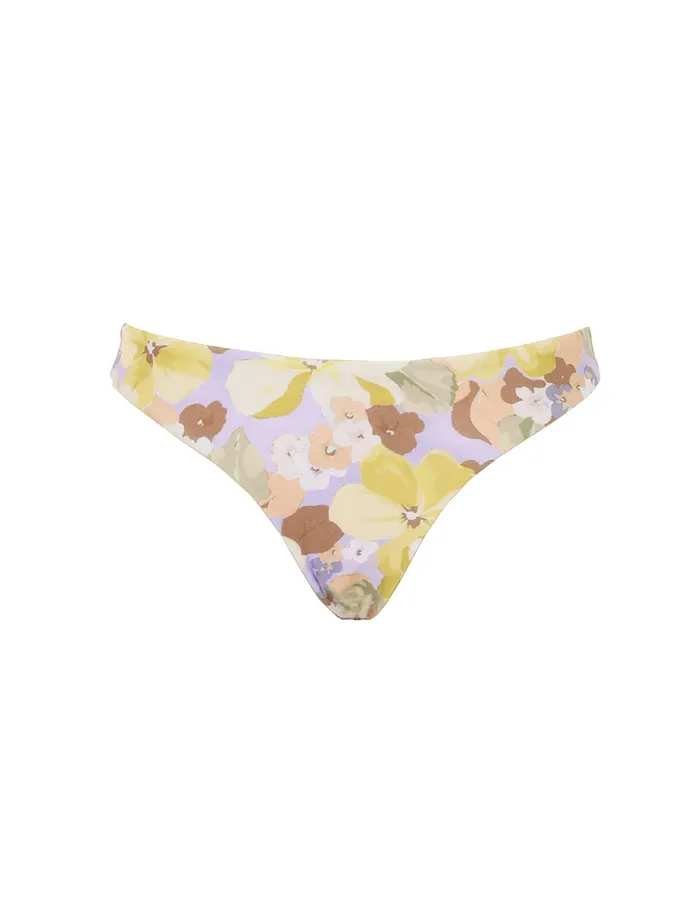 Women Zimmermann Bikinis Pop Scoop Pant Purple Multi Floral