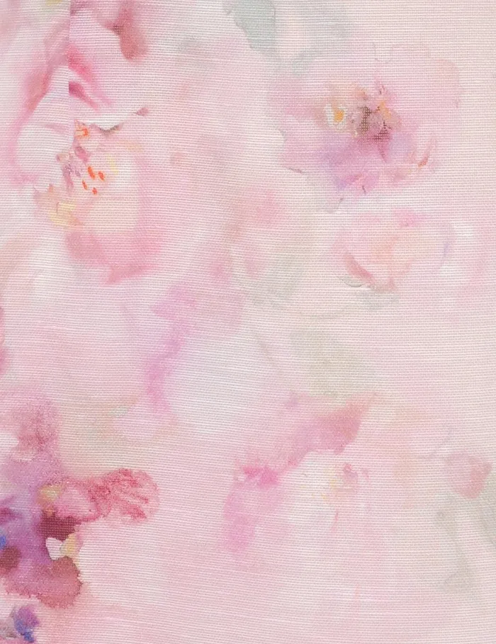 Women Zimmermann Clothing Crush Flower Midi Dress Pink Floral