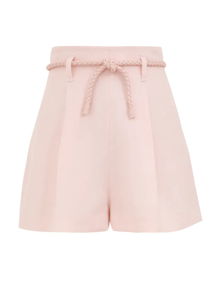 Women Zimmermann Clothing Crush Linen Tuck Short Pink