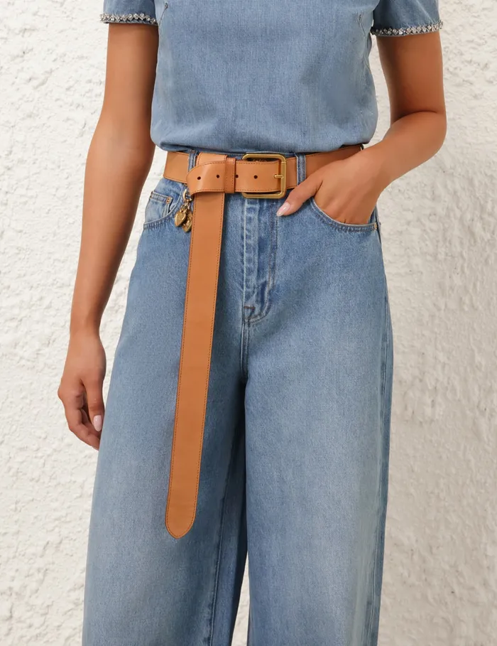 Women Zimmermann Clothing Crush Straight Jean Blue Moon